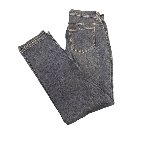 Gloria Vanderbilt-Amanda Womens Jeans-Straight Leg Dark Wash-Size 10 Average - Picture 11 of 13